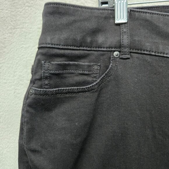 Lane Bryant 24W High Rise Straight Leg Tighter Tummy Flex Magic Waist Black Jean - Picture 5 of 10